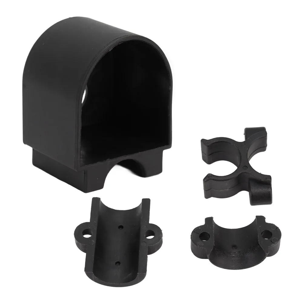 Black Wheelchair Crutch Holder ABS 25mm Inner Diameter Frame Available Walking Stick Bracket Wheelchair Support Mount