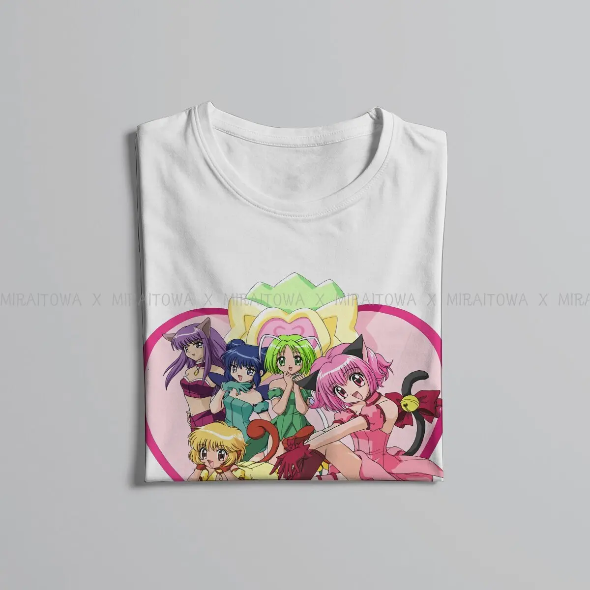 Tokyo Mew Mew Japanese Anime TShirt for Men Classic Basic Casual Sweatshirts T Shirt Novelty New Design Loose