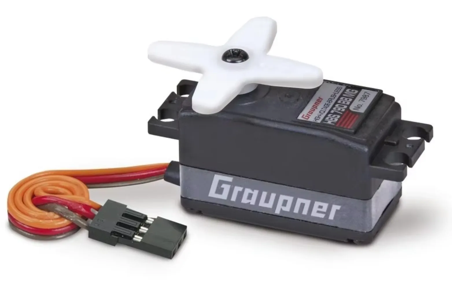 Graupner HBS 790 BBMG ความเร็ว 19.5 มม. 8.V 7 กก. HV BL Digital Servo สําหรับมอเตอร์/เครื่องร่อนเครื่องบิน เฮลิคอปเตอร์ เรือ รถยนต์ และรถจักรยานยนต์