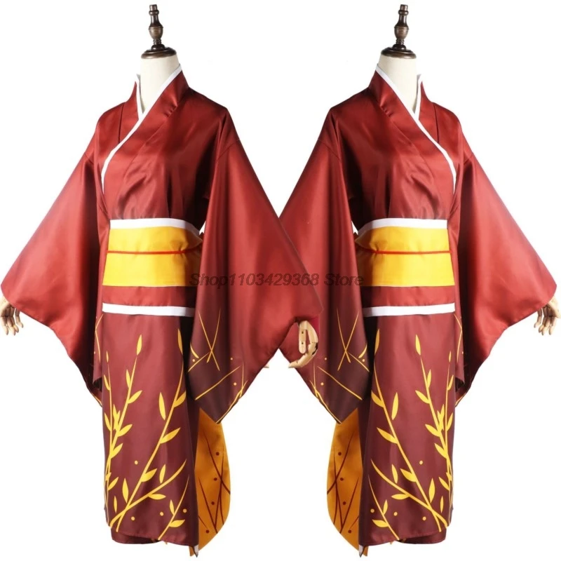 Costume Cosplay Izumi Kyouka pour Femmes et Bol, Kimono Anime, Ensemble Complet, Tenue de ixd'Halloween