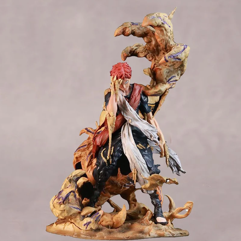 

Аниме Гаара Фигурки Kazekage Железная Статуя GK Наруто Фигурки 30 см Периферийная Модель ПВХ Коллекционная Настольная Декор Игрушка Подарок