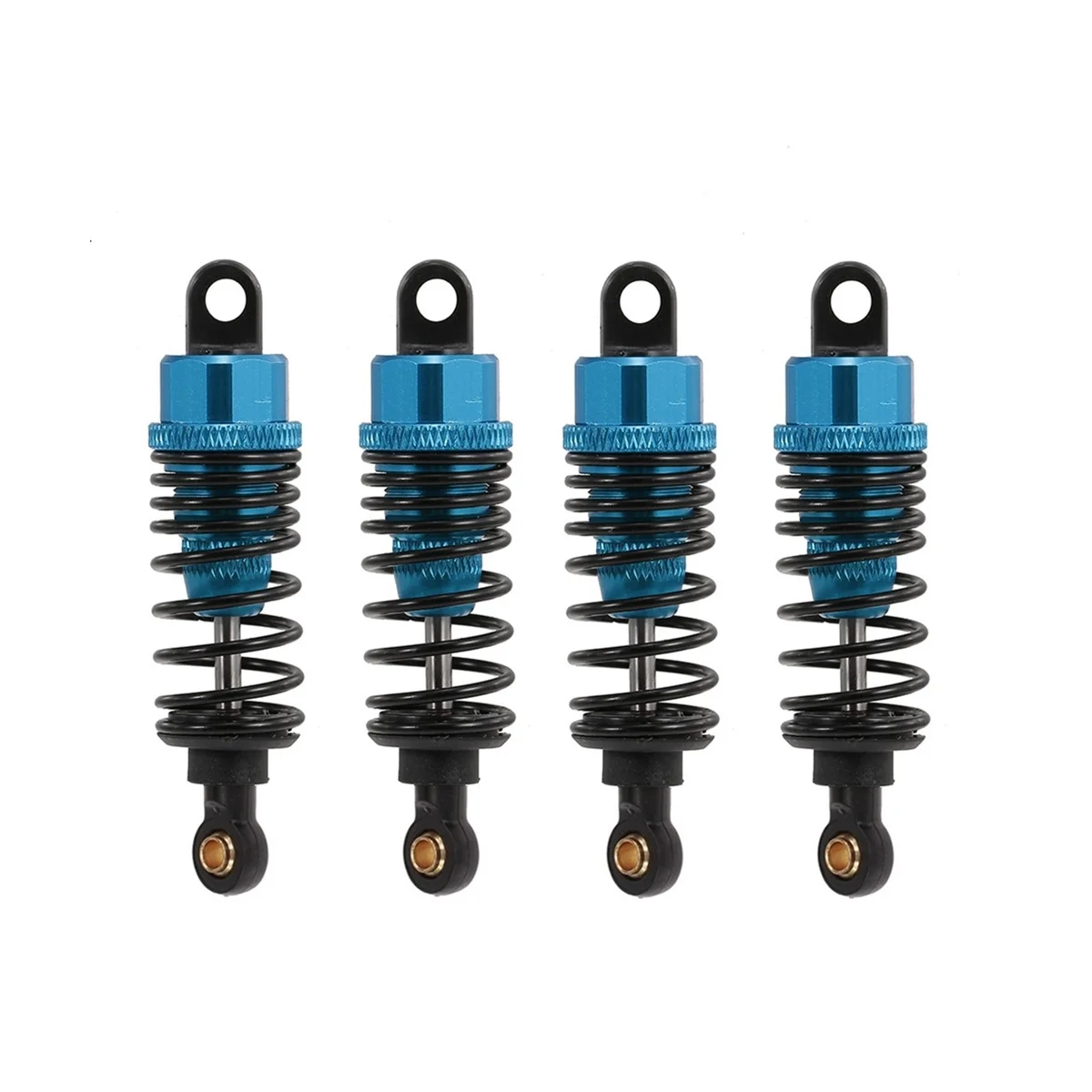 4Pcs Metal Shock Absorber Damper for Tamiya TT01 TT02 TA05 TL01 TA03 MF01X M05 M06 1/10 RC Car Upgrade Parts, blue