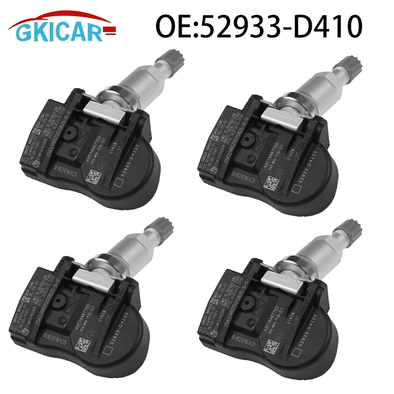 ODiDiO 52933-D4100 52933D4100 433MHZ TPMS SENSOR Tire Pressure Sensor 52933-F2000 For Hyundai Kia NIRO Optima Sportage 2019