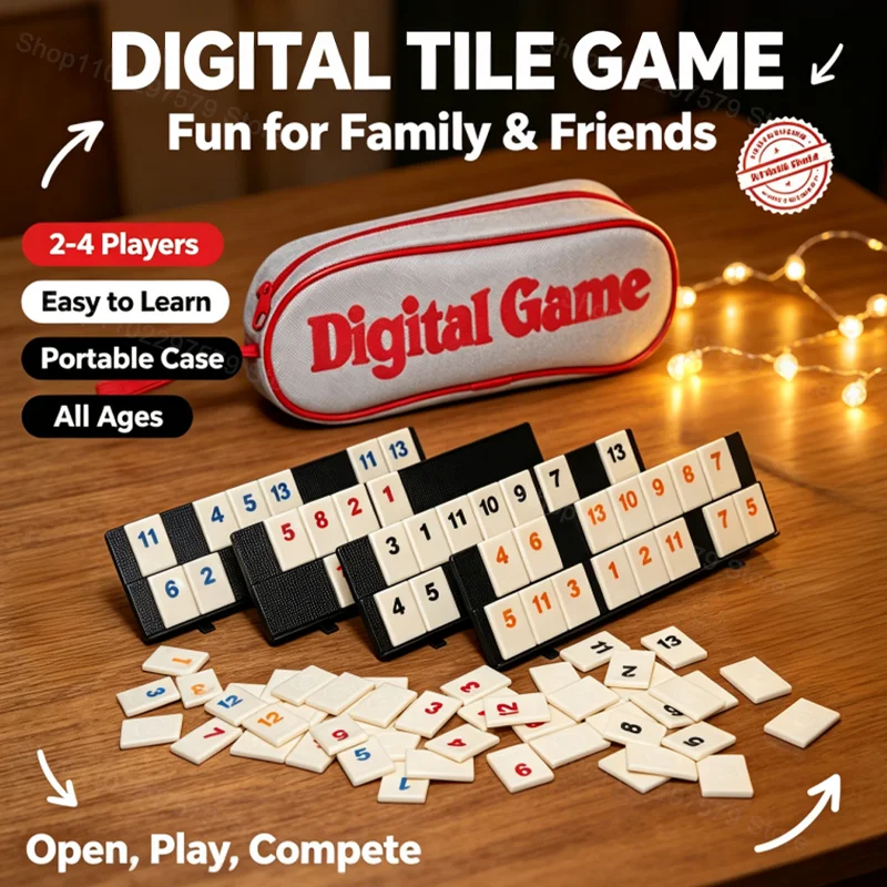 Board Game Sequence - Interactive Number Tiles Board Game Set