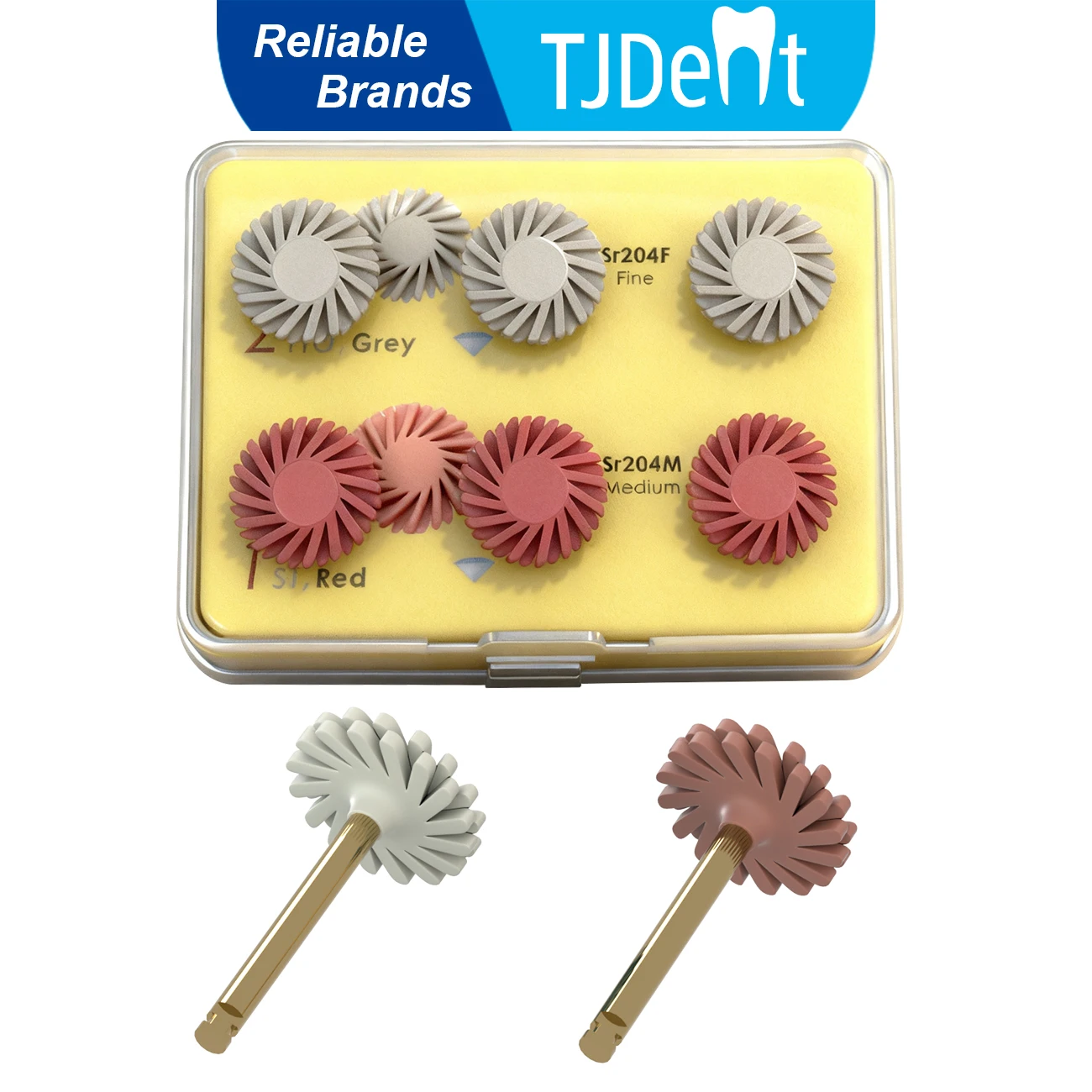 

TJDent 6 шт./кор. Премиум стоматологический композитный полировальный диск, комплект колес, стоматологические вращающиеся шлифовальные инструменты, алмазный полировщик, средний/тонкий