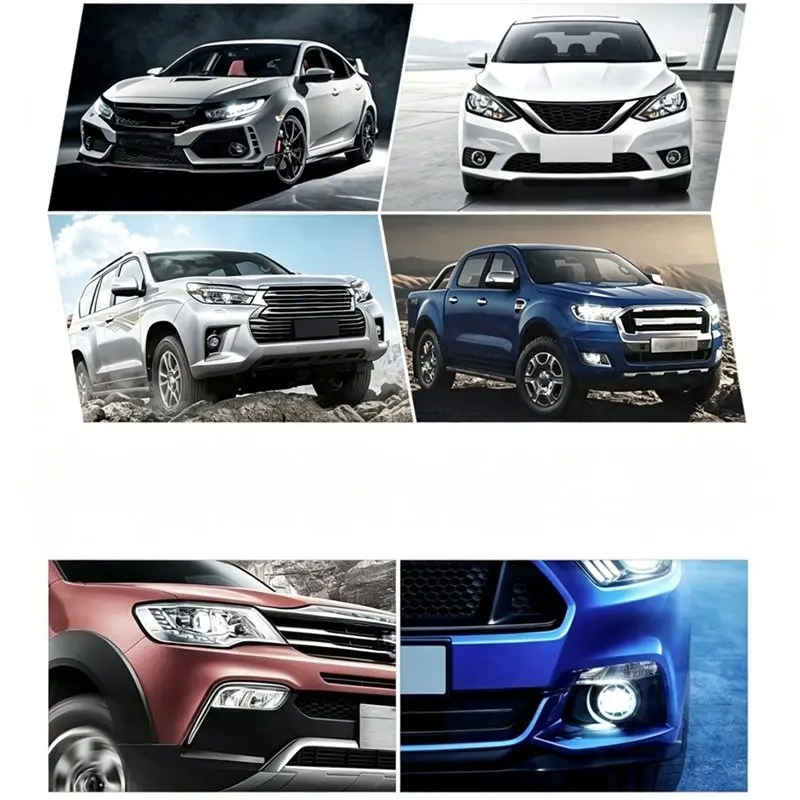 Universal Fog LED Light Tricolor 3Inch 4300K 3000K 6000K Bi LED Fog Lights Car Projector Lens Driving Lamp Lenses 1