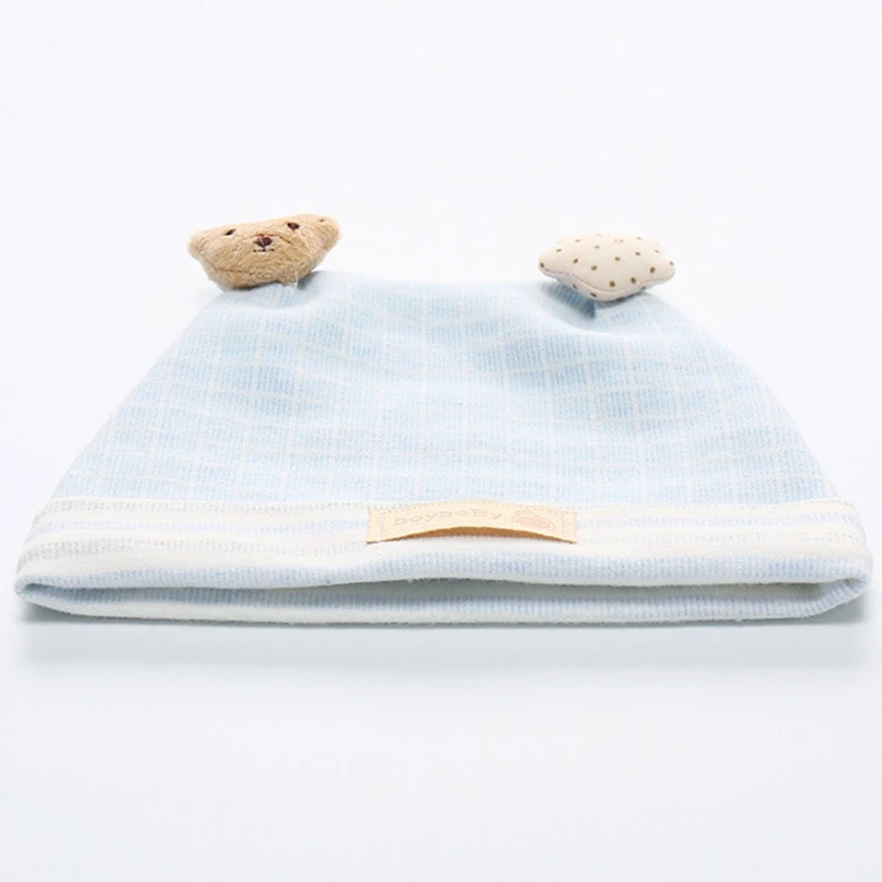 Q0KB Toddler Boys Girls Spring Summer Turban Baby Soft Cotton Beanie Headwear Infants Tuban Bonnet Hospital Hat