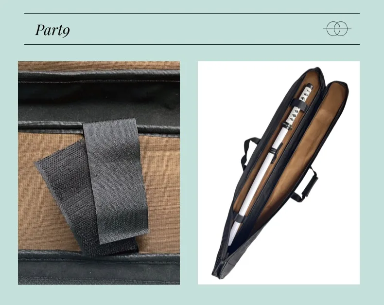 1,22 Meter Schwerttasche 48 Zoll, wasserdichte Tasche für 1 Schwert, für Stockmesser, Katana, Kendo-Halter, Tragetasche, Tai-Chi-Tasche, Umhängetasche – Detail 19