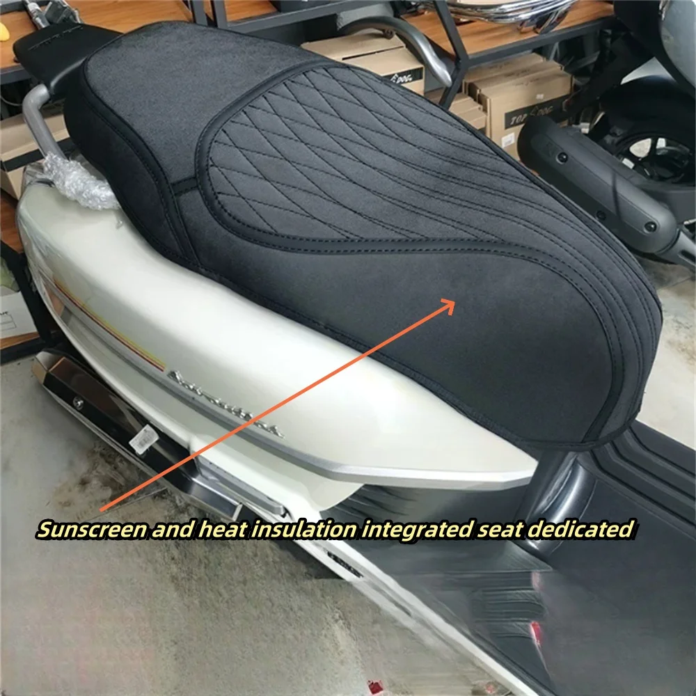 For VICTORIA Sixties 150si 250si 300i Retro Seat Cushion Cover Sunscreen Breathable Thermal Insulation Integrated Seat Cover