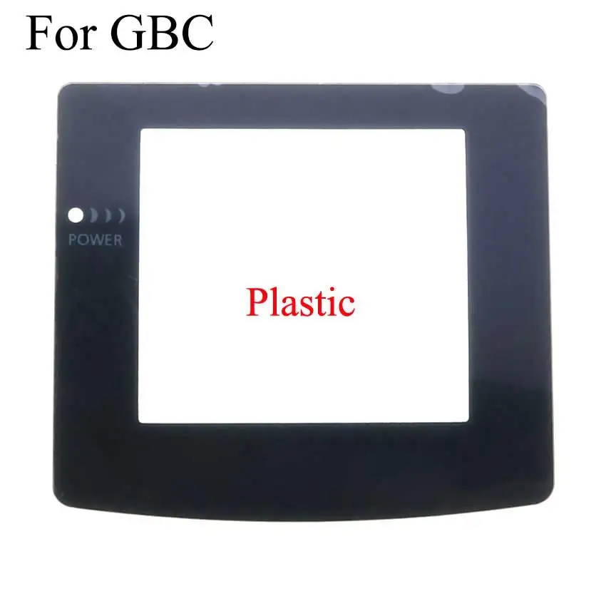 YuXi Plastic & Glass Screen Lens Cover For GB/GBC/GBA/GBA SP/GBP/GBL for Gameboy Color Light Glass Lens W/ Adhesive