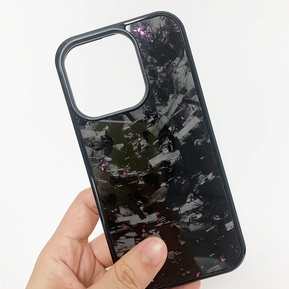 卸売 高品質 本物の鍛造カーボンファイバー製 iPhone 11 12 13 14 15 16 Pro Max用 耐久性のある高級保護ケース