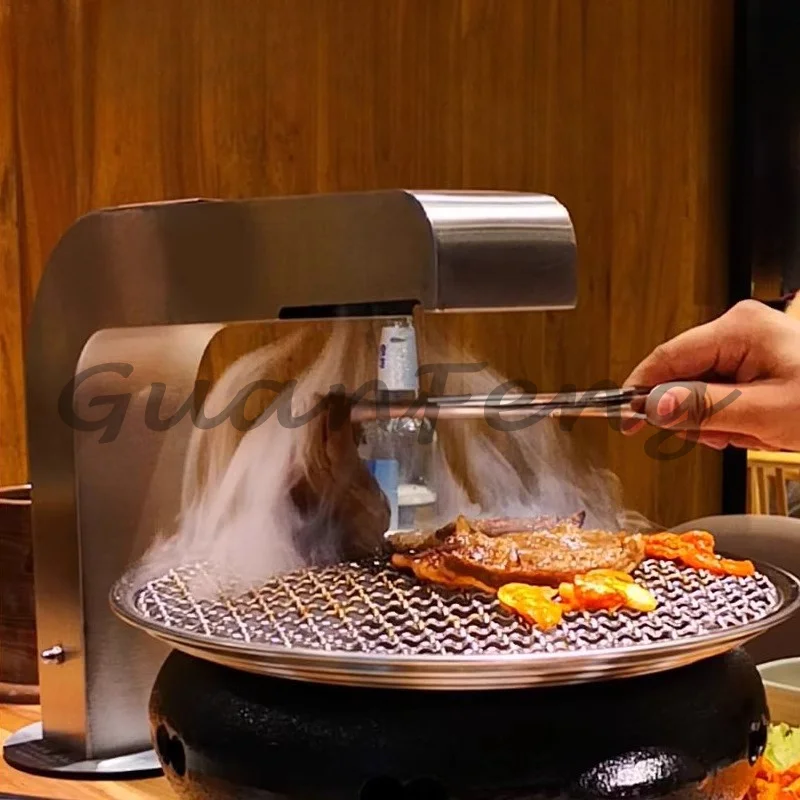 Commercial Heavy‑Duty Stainless Steel BBQ Ventilation System Kit 100mm Smokeless Exhaust Duct