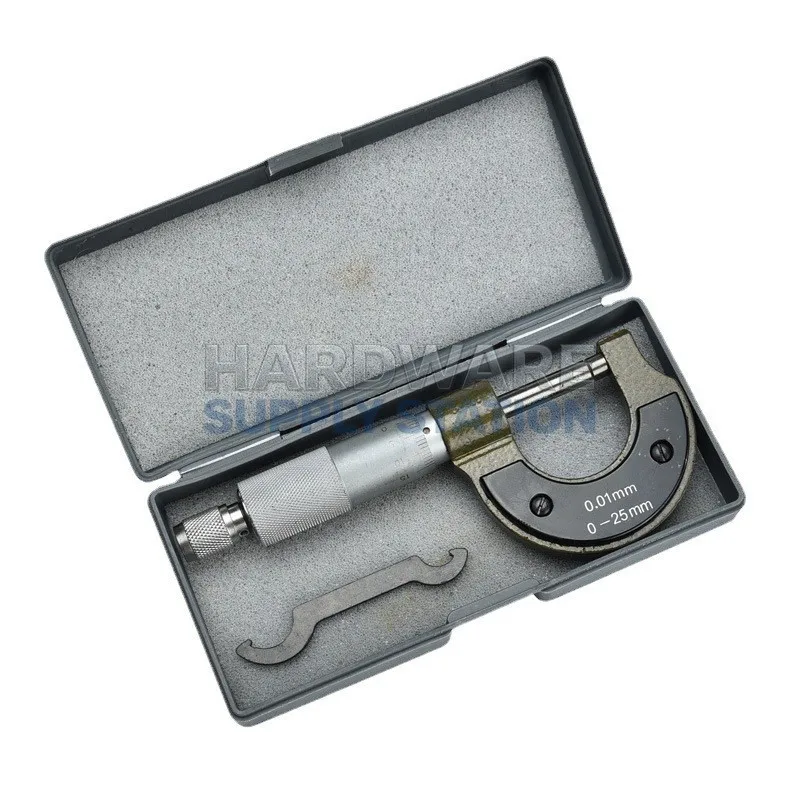 

Millimeter caliper, spiral micrometer, 0-25MM teaching high-precision micrometer, British thread scale micrometer