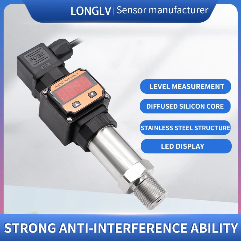 LONGLV PTL503S جهاز إرسال الضغط الرقمي