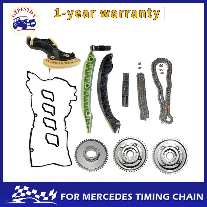 

New AP02 Timing Chain Kit For Mercedes-Benz M271 W204 C204 S204 W212 C207 S212 C180 C200 C250 E200 E250 SLK200 SLK250