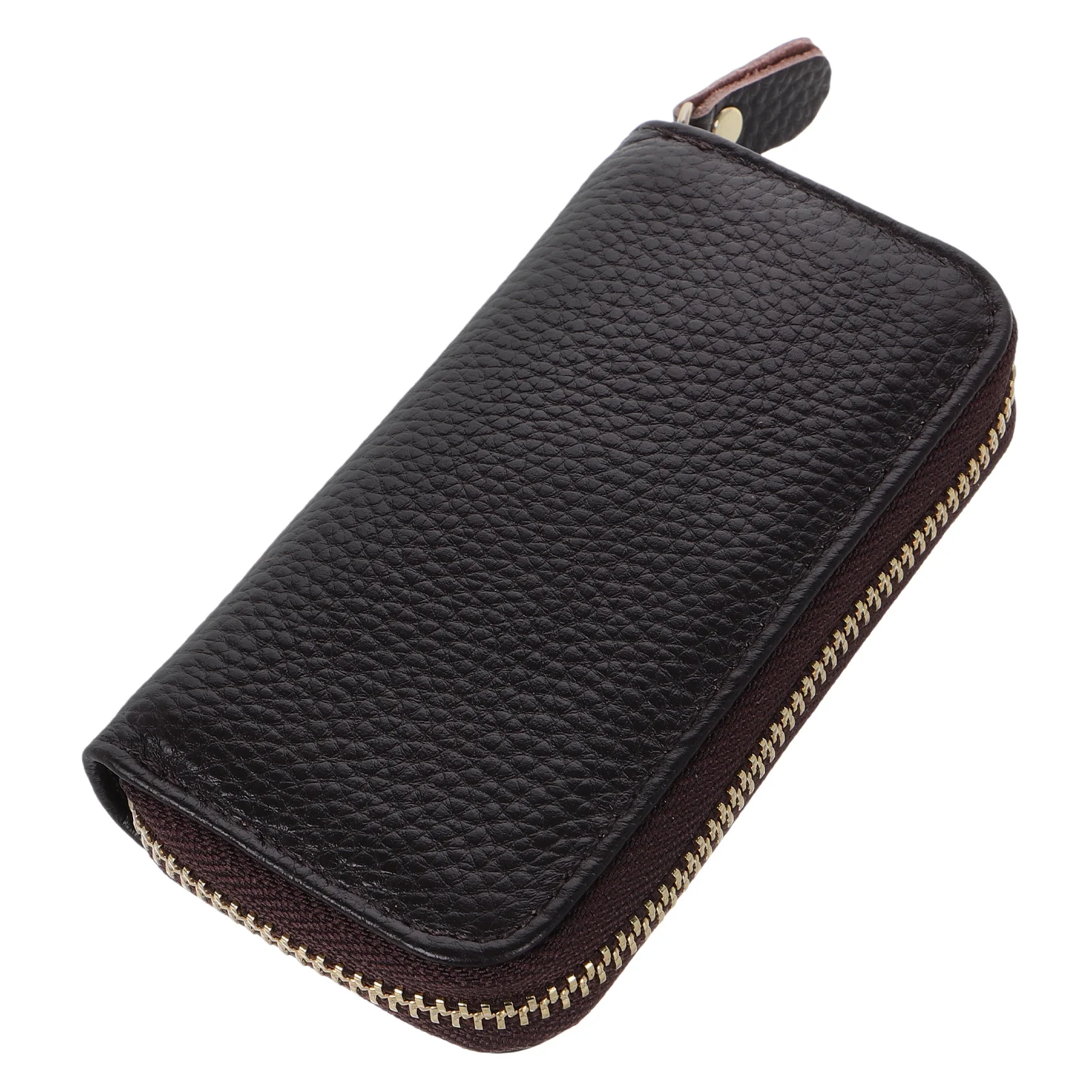 

Large Capacity Key Holder PU Zipper Pouch Car Home Office Multifunctional Key Bag Credit Card Organizer Small Wallet for Women