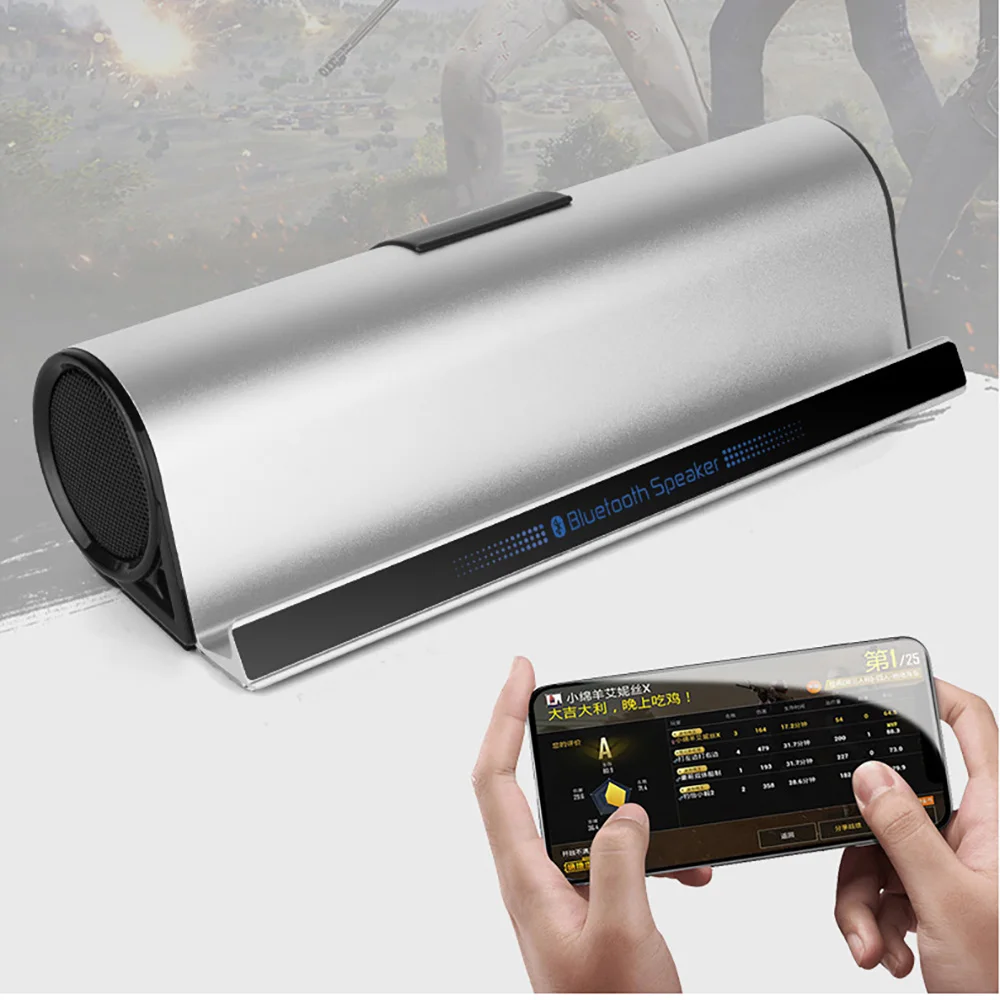 Soporte para tableta y teléfono, barra de sonido Hifi con Altavoz Bluetooth, Subwoofer de Audio portátil, columna estéreo de graves, para Ipad, nuevo