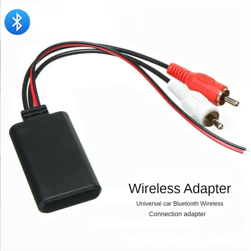 Adaptador Universal RCA USB para coche, receptor inalámbrico Bluetooth, dispositivo de Audio para el hogar, AUX, Cable de Audio