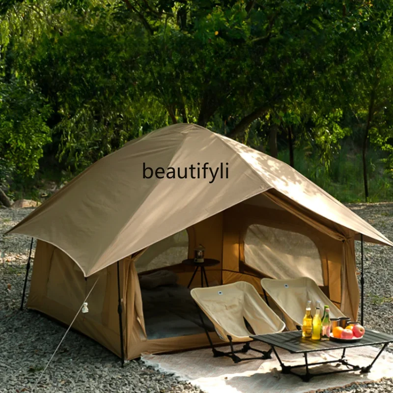 Tent Outdoor Camping Overnight Rain-Proof Thickened Automatic Quickly Open Camping Equipment