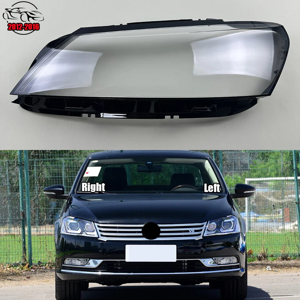 

For Volkswagen VW Passat B7 Magotan B7L 2012-2016 Car Front Headlight Glass Headlamp Transparent Lampshade Lamp Shell Lens Cover