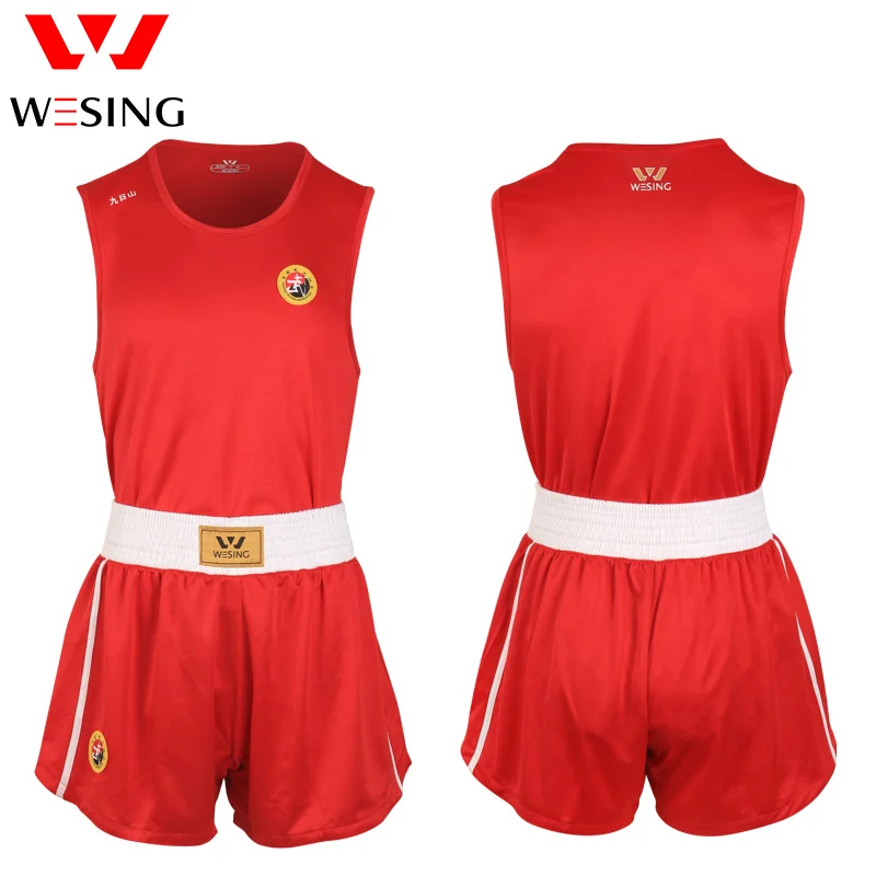 Wesing  Sanda Uniform Men Women Children Sanda Suits Shorts Sanda Outfits Breathable Training Competition Suit Plus Size 5XL