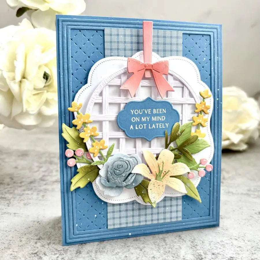Papertrey Ink into the Blooms: Spring Basket Metal Cutting Dies