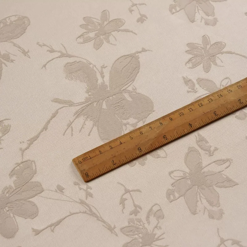 Skin Colour Jacquard Brocade Fabric Chinese Style Cheongsam Dress Hanfu Pants Designer Handmade Sewing DIY Home Craft Material