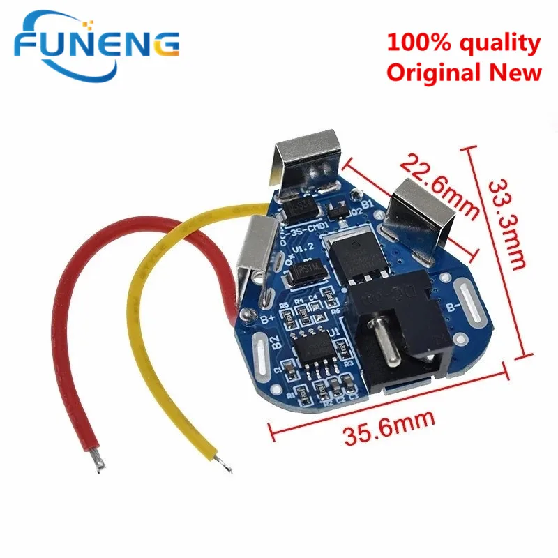 5 sztuk 3S 12.6V 6A BMS płyta zabezpieczająca baterię litową litowo-jonowy 18650 moc korektor baterii do wiertarki elektrycznej