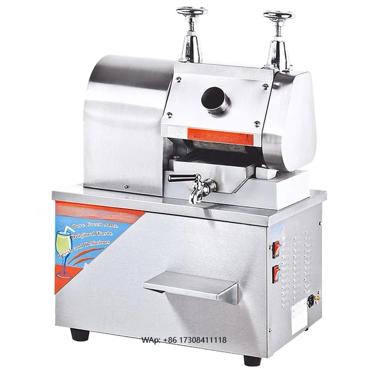 

Manual sugarcane juicer, sugarcane juice maker, sugarcane juice extractor