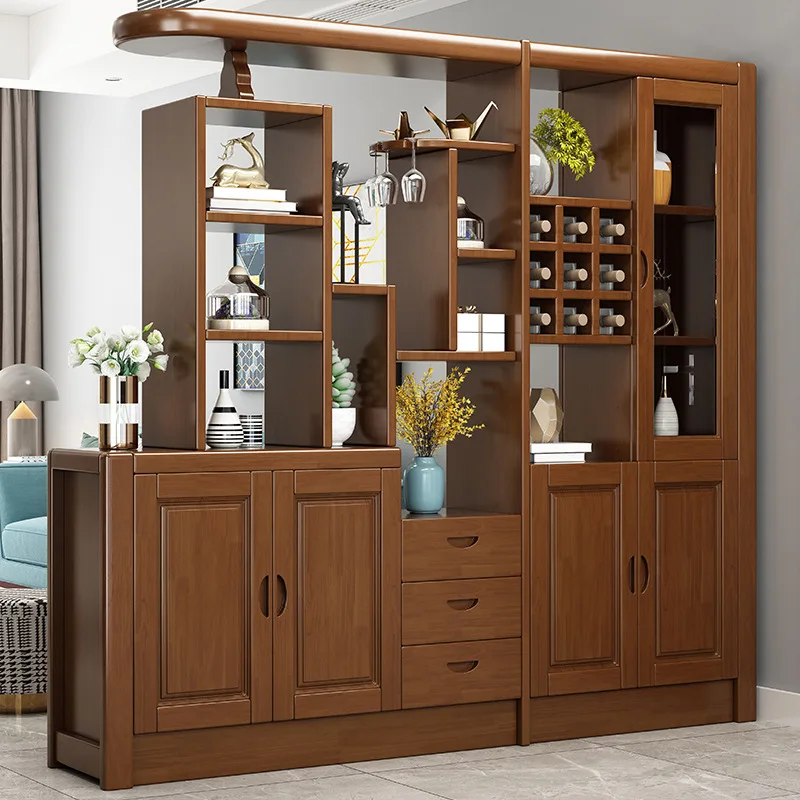 Functional partition Entrance cabinets Simple modern multi-wine cabinets Living room lockers Wine cabinets Display cabinets