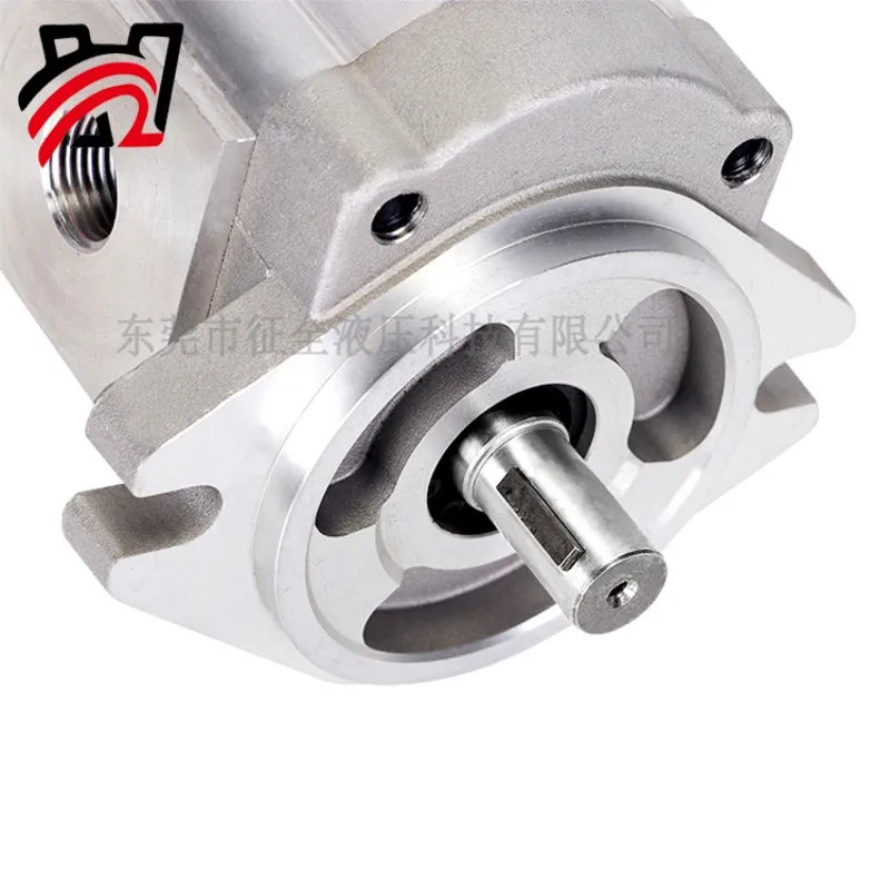 Double Gear Pump HGP-33A-F6-6R Thread High-strength Flange Mounted Gear Oil Pump High Pressure Gear Pump Factory Direct Supply