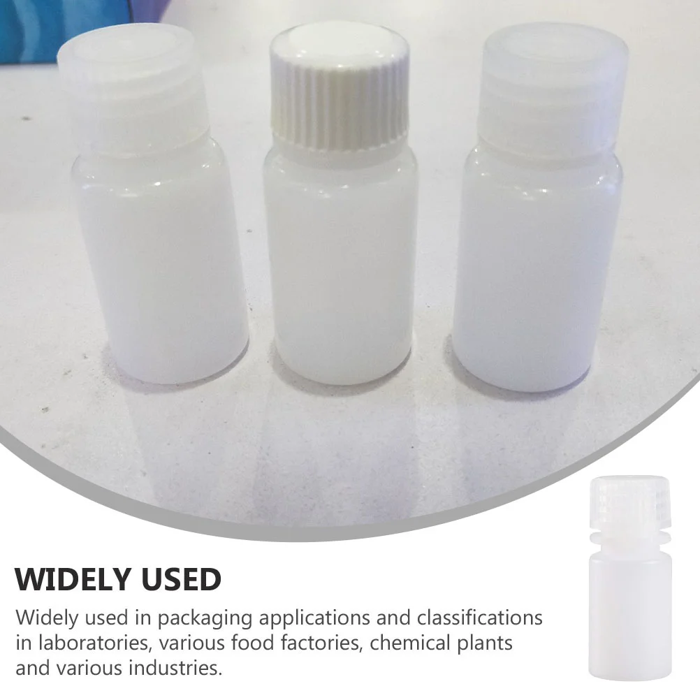 10 Pcs Acid-base Bottle Reagent High Temperature PP Bottles Neutral Plastic Hdpe Liquid Samples Corrosion Resistant Resistance