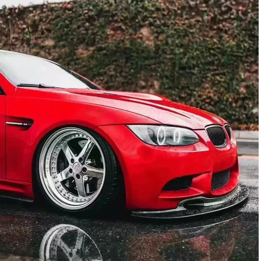 Carbon Fiber For BMW M3 E90 E92 E93 Front lip Car Front Bumper Diverter Spoiler Diffuser Front lip chin body kit - view 6