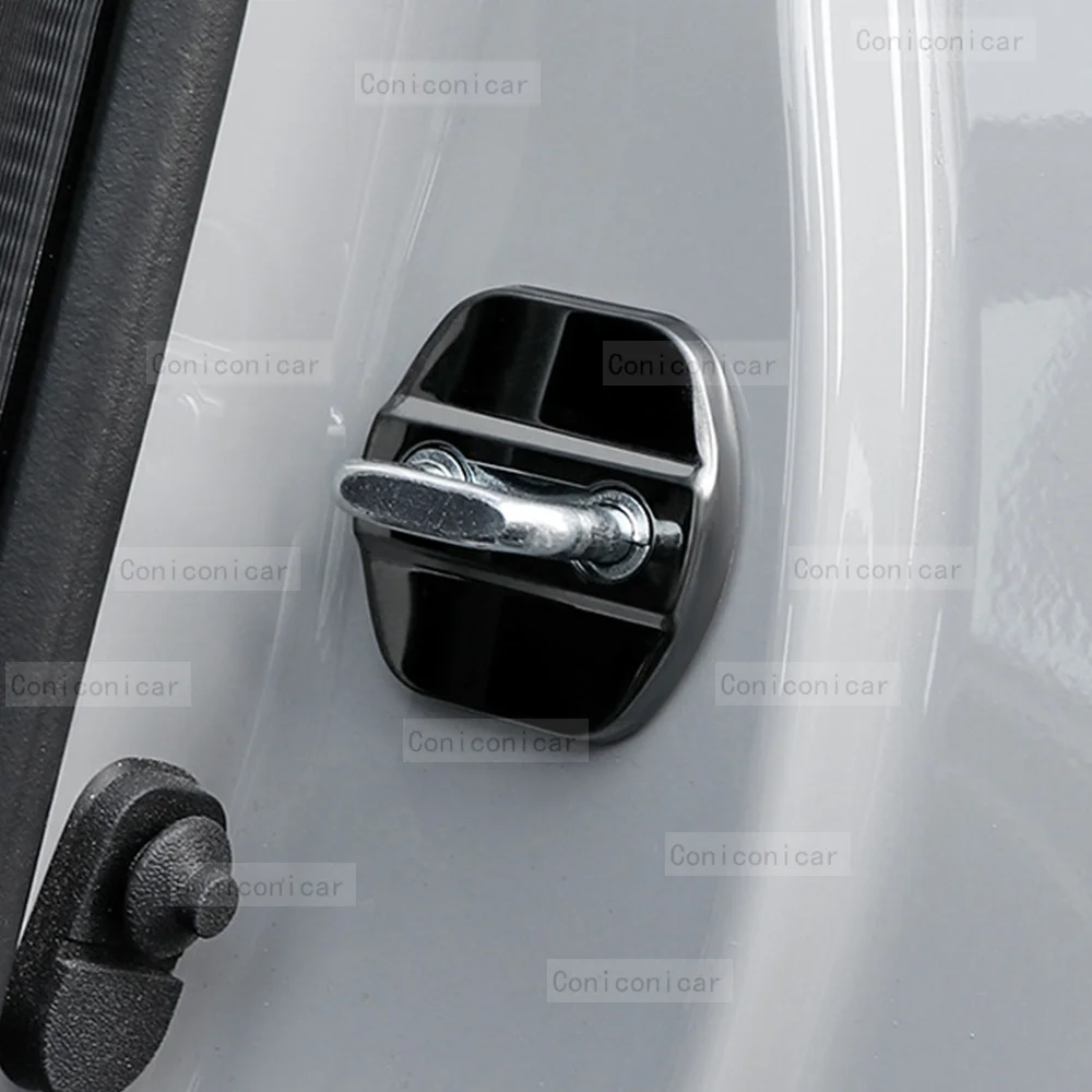 قفل باب السيارة الديكور غطاء للحماية أعلام شعار حاوية من الفولاذ المقاوم للصدأ ل Changan Deepal L07 2025 اكسسوارات السيارات