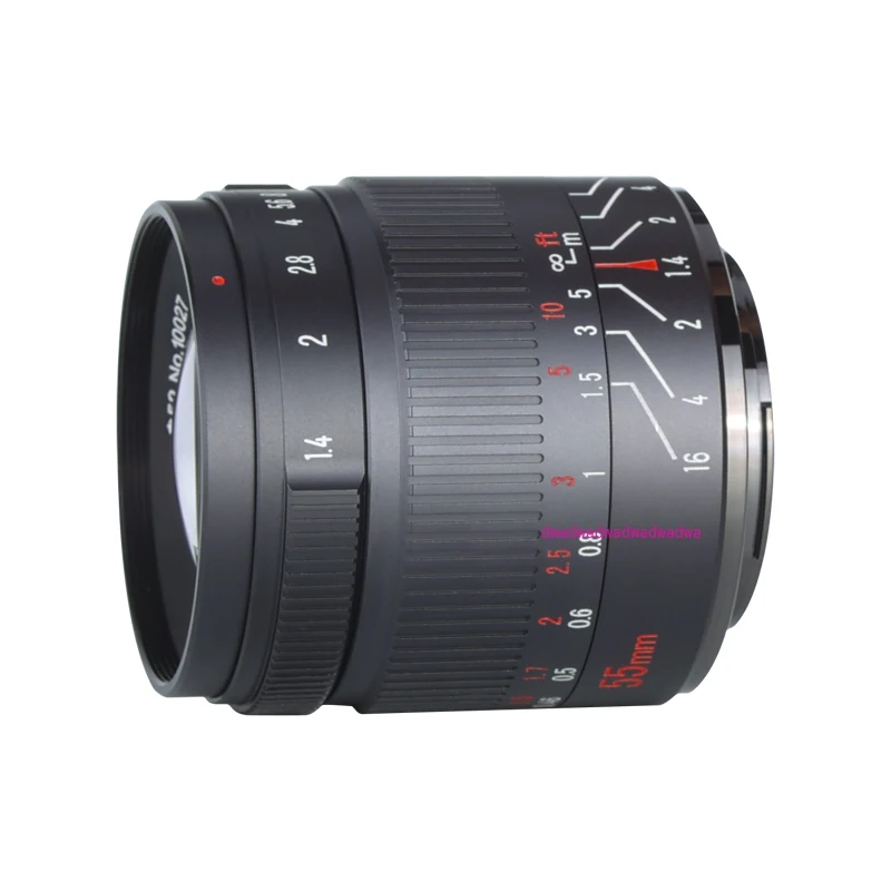 

55Mm f1.4 second generation portrait micro single lens manual lens suitable for Canon Fuji Sony e-port