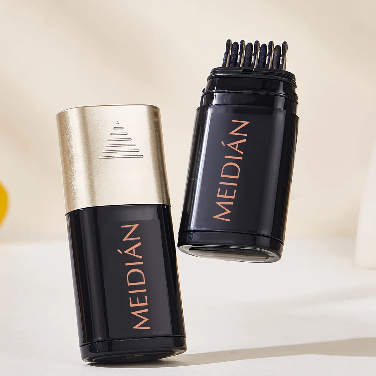On-The-Go Hair Color Stick - Instant Gray Coverage, Plant-Based Temporary Dye, Pocket-Size for Travel