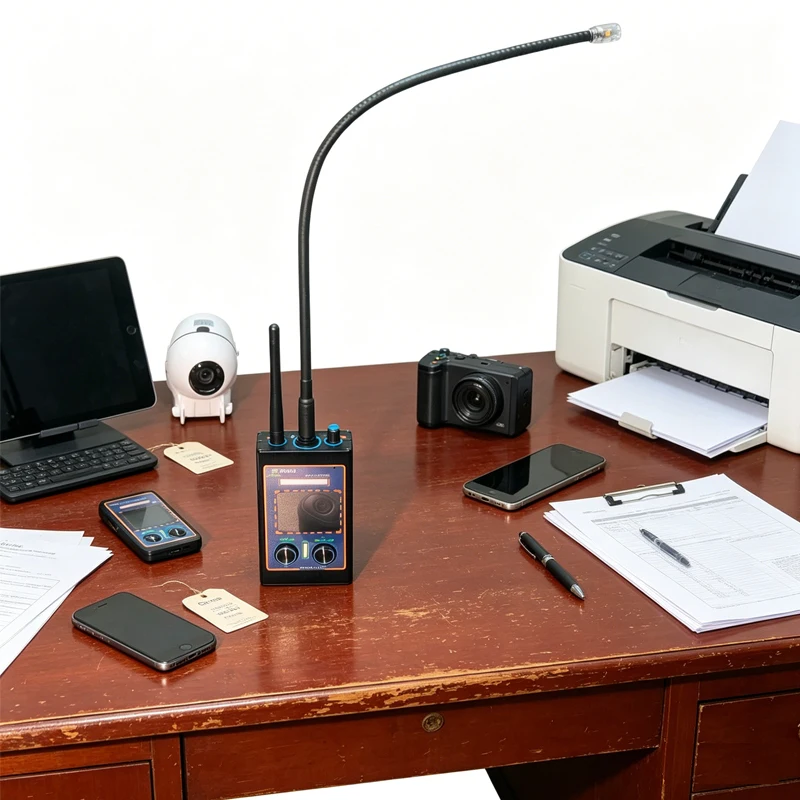 Professional P7000 Privacy Guard, 1MHz-12GHz, Hidden Camera GPS Tracker RF Signal Detection Device Anti Spy Privacy Protector