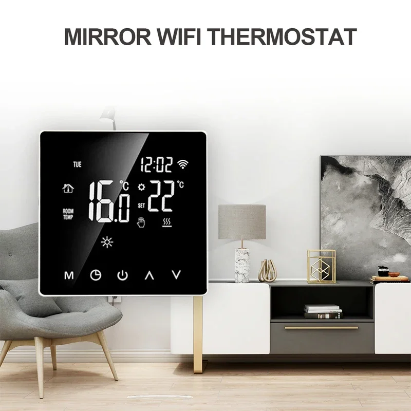 ME81H WiFi Smart Thermostat Electric Heating Water Floor Heating/Wall Stove Temperature Remote Controller for Google Home Alexa