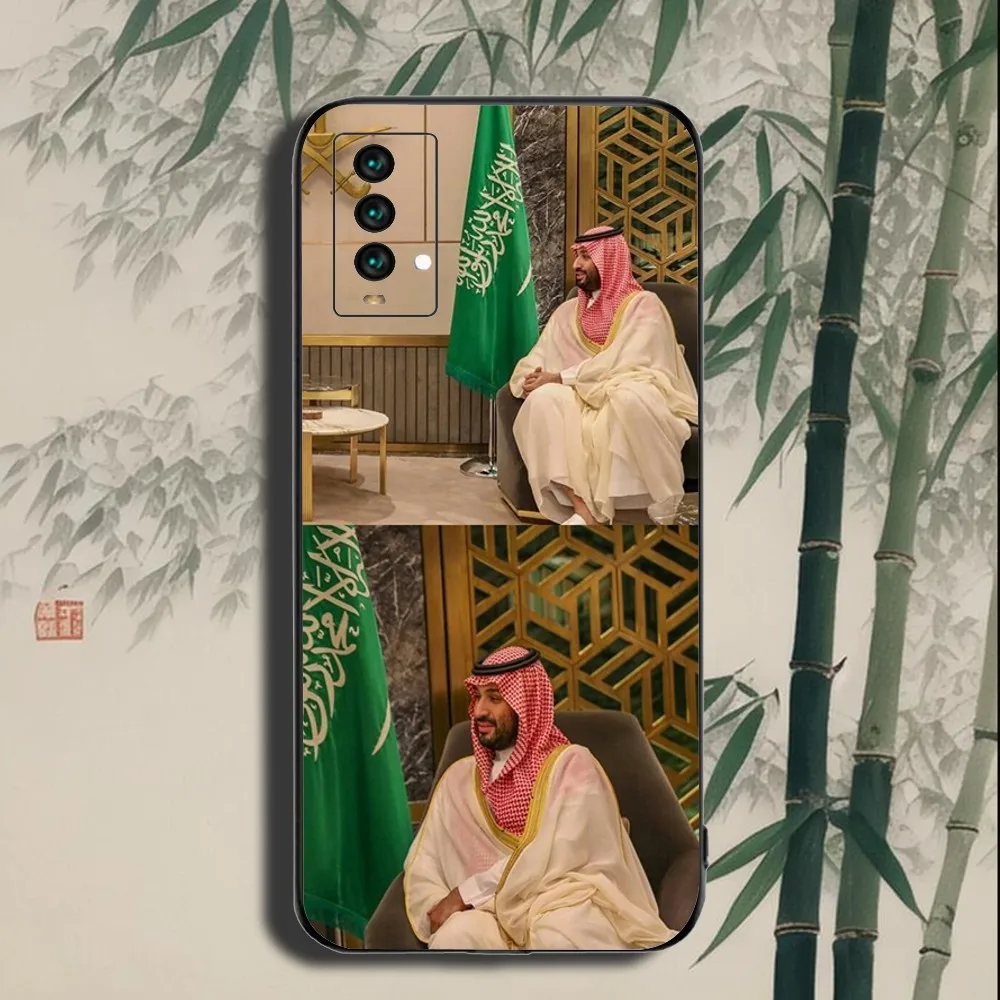 Muhammad Bin Salman funda de teléfono para Xiaomi 11 Redmi Note 11 5G 8T 9A 9 10T Note8Pro Note9 12SUltra, carcasa negra