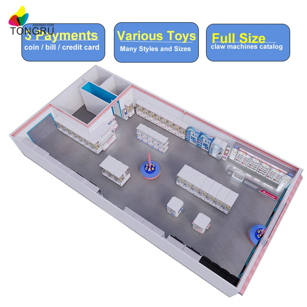 Claw Machine with Card Reader Top Choice for Bar and Restaurant Game Corners Boosting Customer Fun and Foot Traffic