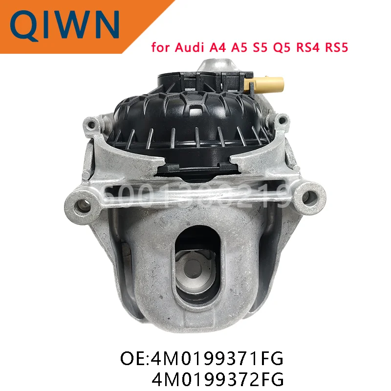 High Quality Engine Mount Kit for Audi A4 A5 S5 Q5 RS4 RS5 3.0T Compatible with 4M0199371FG 4M0199372FG