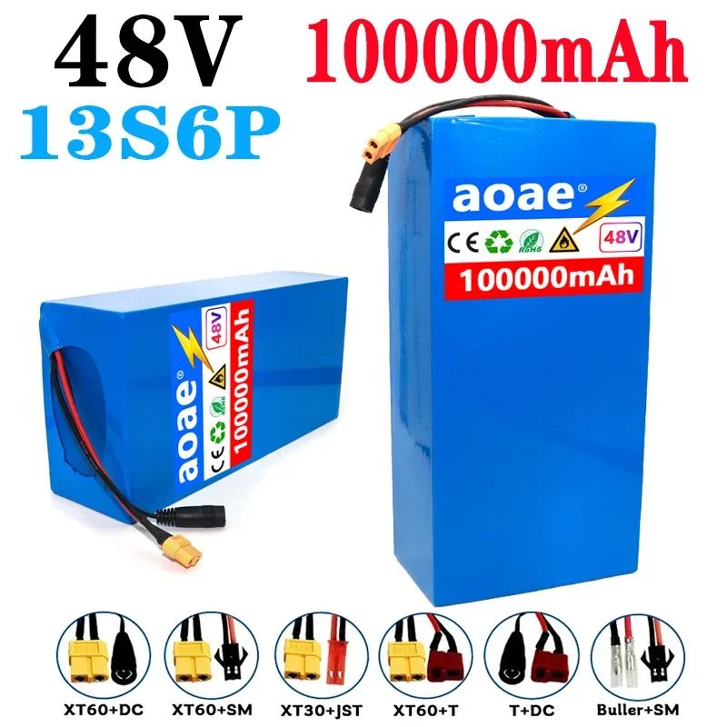 

100%New 48v 13S6P 100Ah Motorized Scooter Batteries Built in 50A BMS Air transportation delivery takes 15-20 days