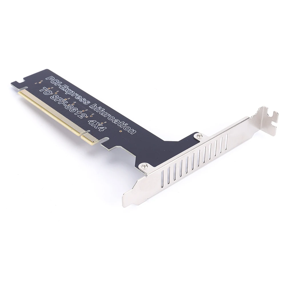 

PCI-Express Bifurcation To SFF-8612 Сплит-бифуркационная карта PCI Express GEN4 64 ГБ для U.2 SSD EGPU Внешняя док-станция для видеокарты