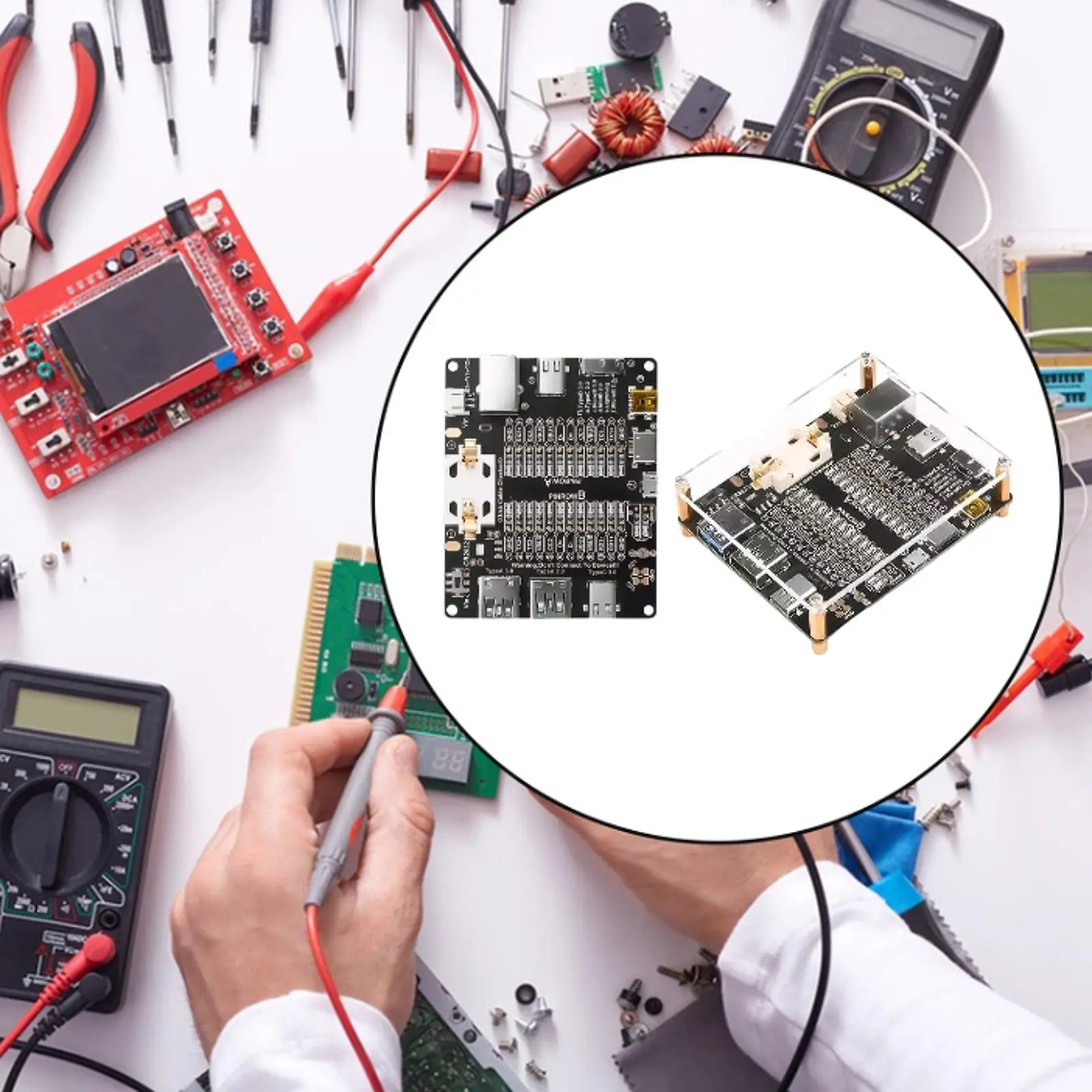 

Type C Tester Board Small Data Wire Charging Test Card USB Cable Checkers for Anomalies Engineer Testing Research Data Cable