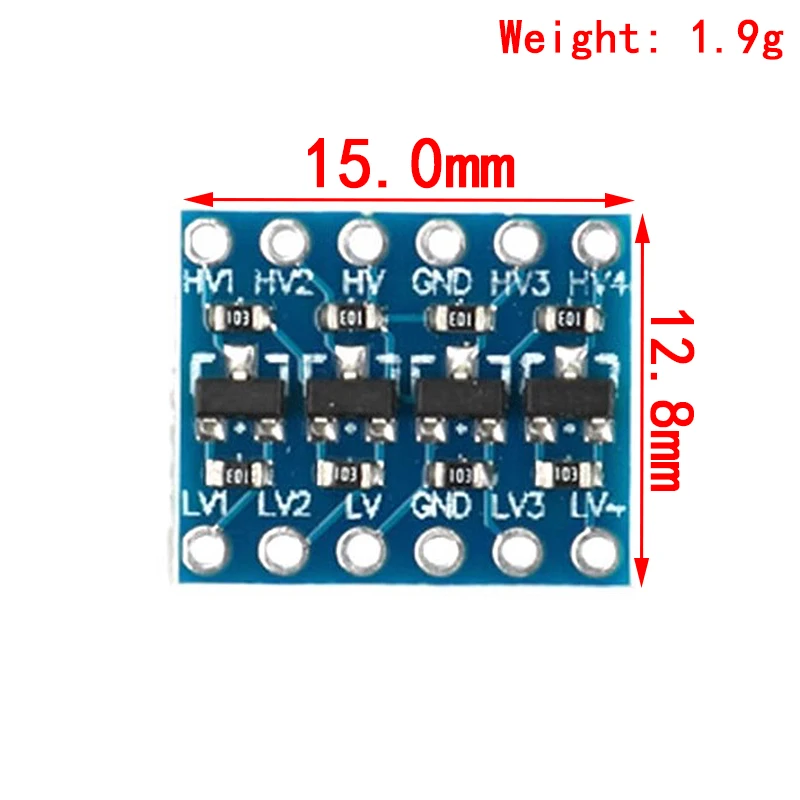 10pcs 4 channel IIC I2C Logic Level Converter Bi-Directional Module 5V to 3.3V