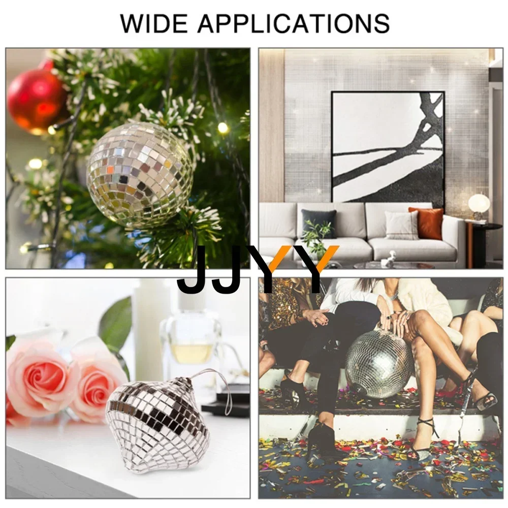 JJYY 1 Roll Sequin Mosaic Tile Decal 30/100 Cm DIY Self-adhesive Exquisite Luxury Home Wall Decoration Stickers