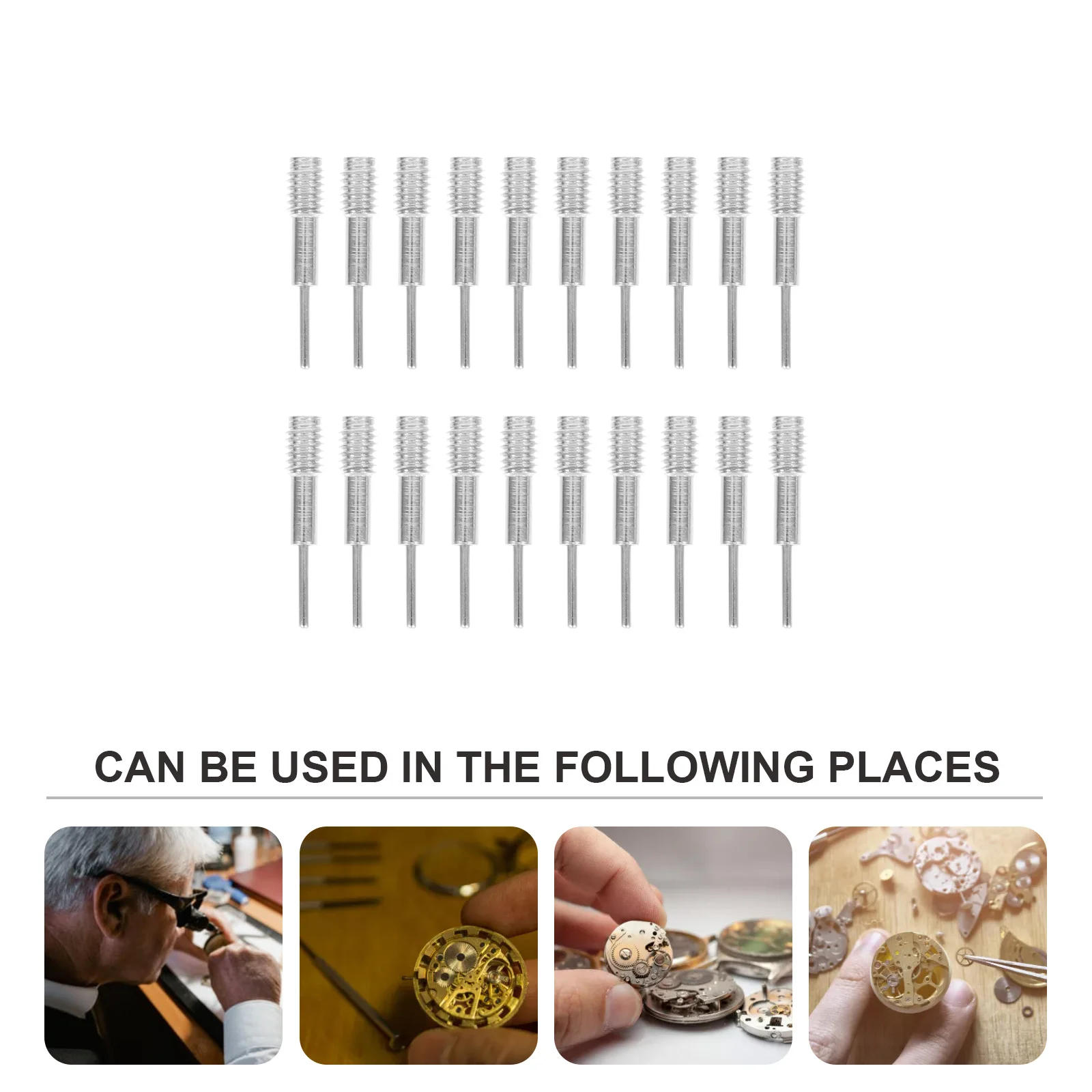 

20Pcs Watch Link Removal Tool Kit Professional Copper Steel Watch Band Repair Needles for Repair Watchband Adjustment Needles
