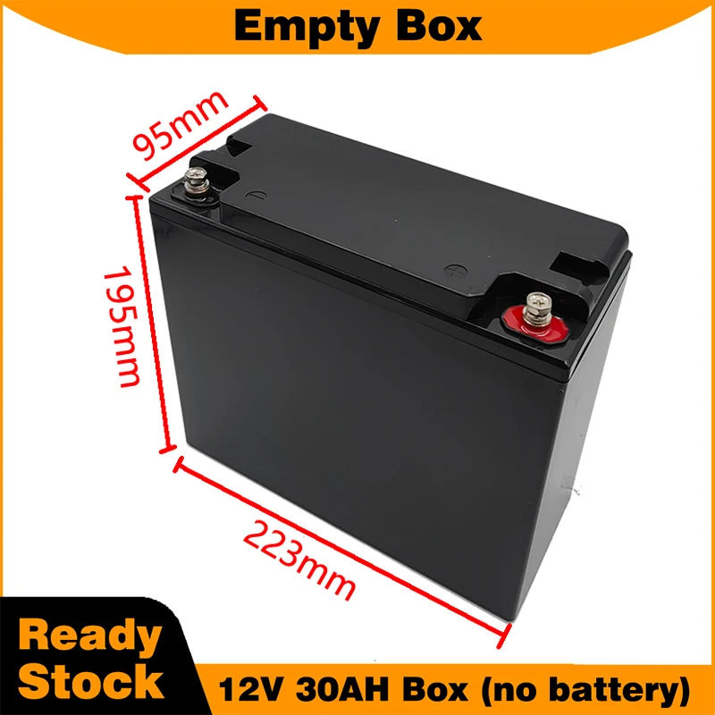 

High type Empty Battery Box for 12V 30AH with handle plastic case for 32650 / 18650 battery packs DIY or repair UPS battery box