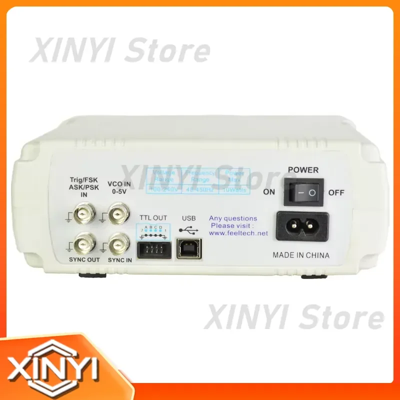 FY6600-60MHz Digital Control Dual Channel DDS Arbitrary Waveform Generator Pulse Signal Source Frequency Meter for Electronic
