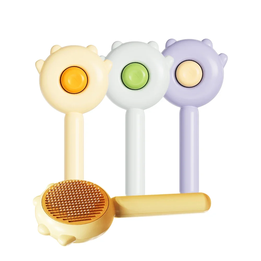 

2PC Pet Beauty Needle Brush Magic Massage Comb Hair Removal Device Pet Universal Cat and Dog Cleaning and Care Supplies